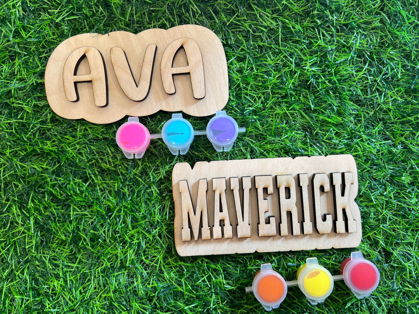 DIY Name Paint Kits