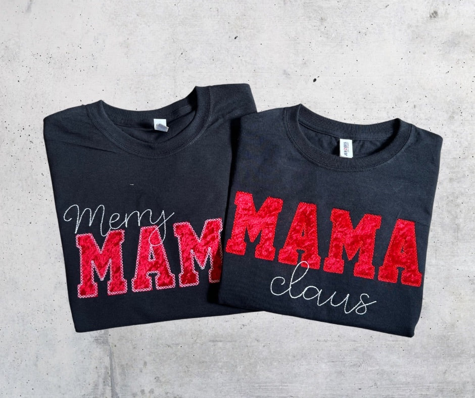 Red Velvet Applique Tees