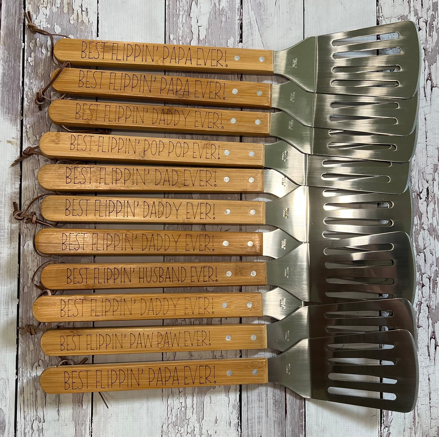 Laser Engraved Spatulas