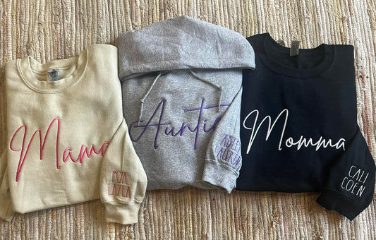 Title + Name On Sleeves