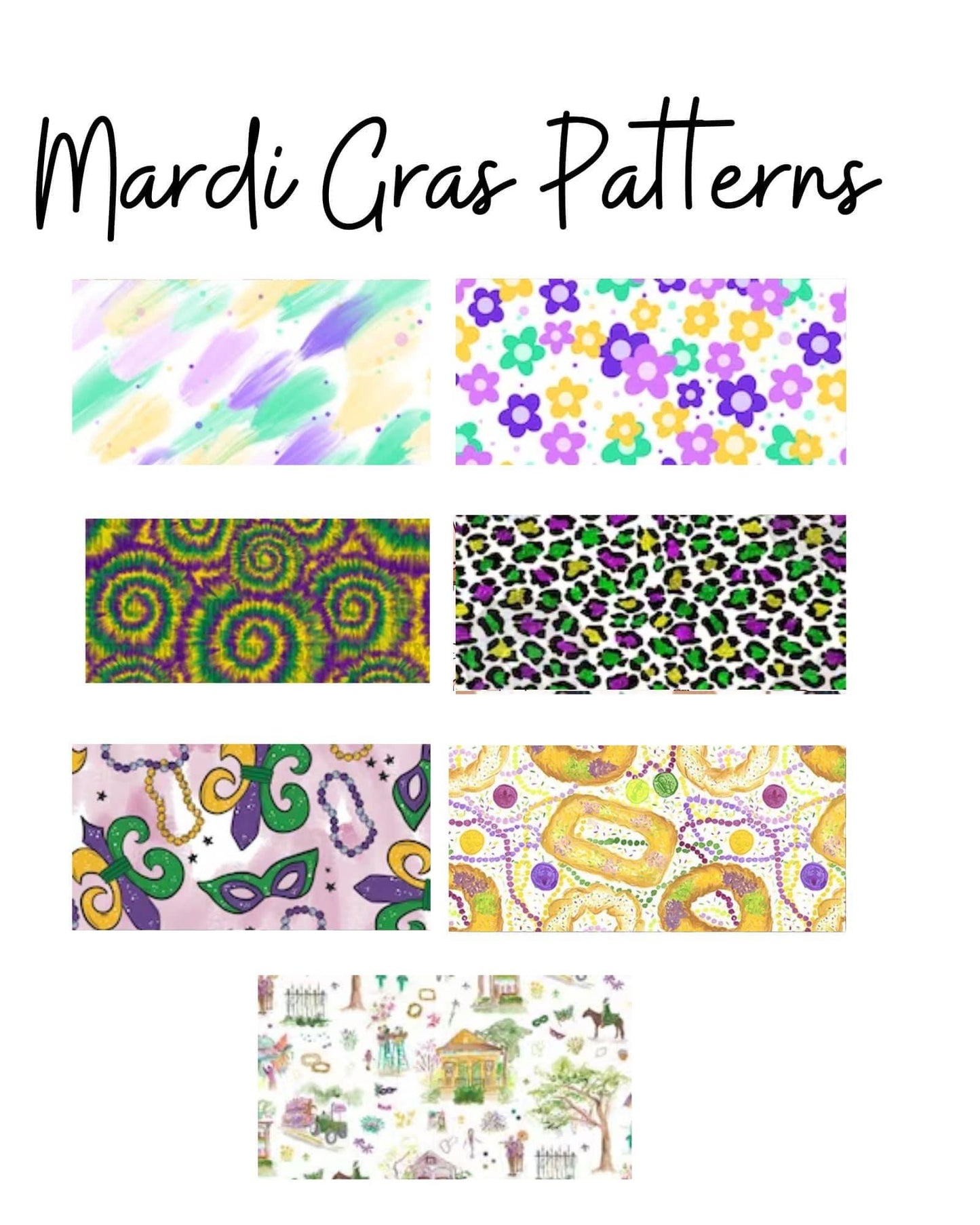 Mardi Gras Pattern Tee