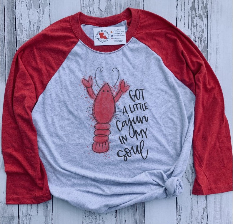 Cajun in My Soul Raglan