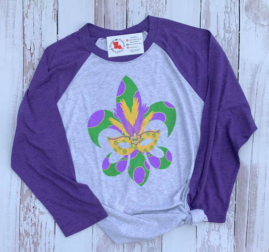 MG Mask Fleur de Lis Raglan