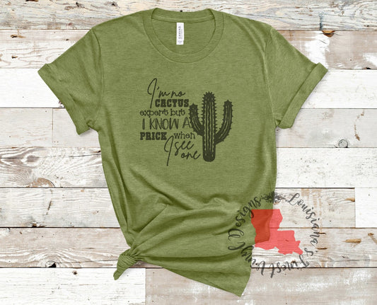 Cactus Expert Tee