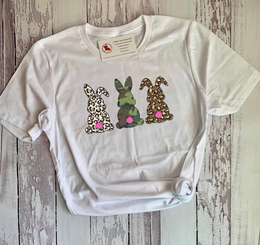 Camo Bunny Trio Tee