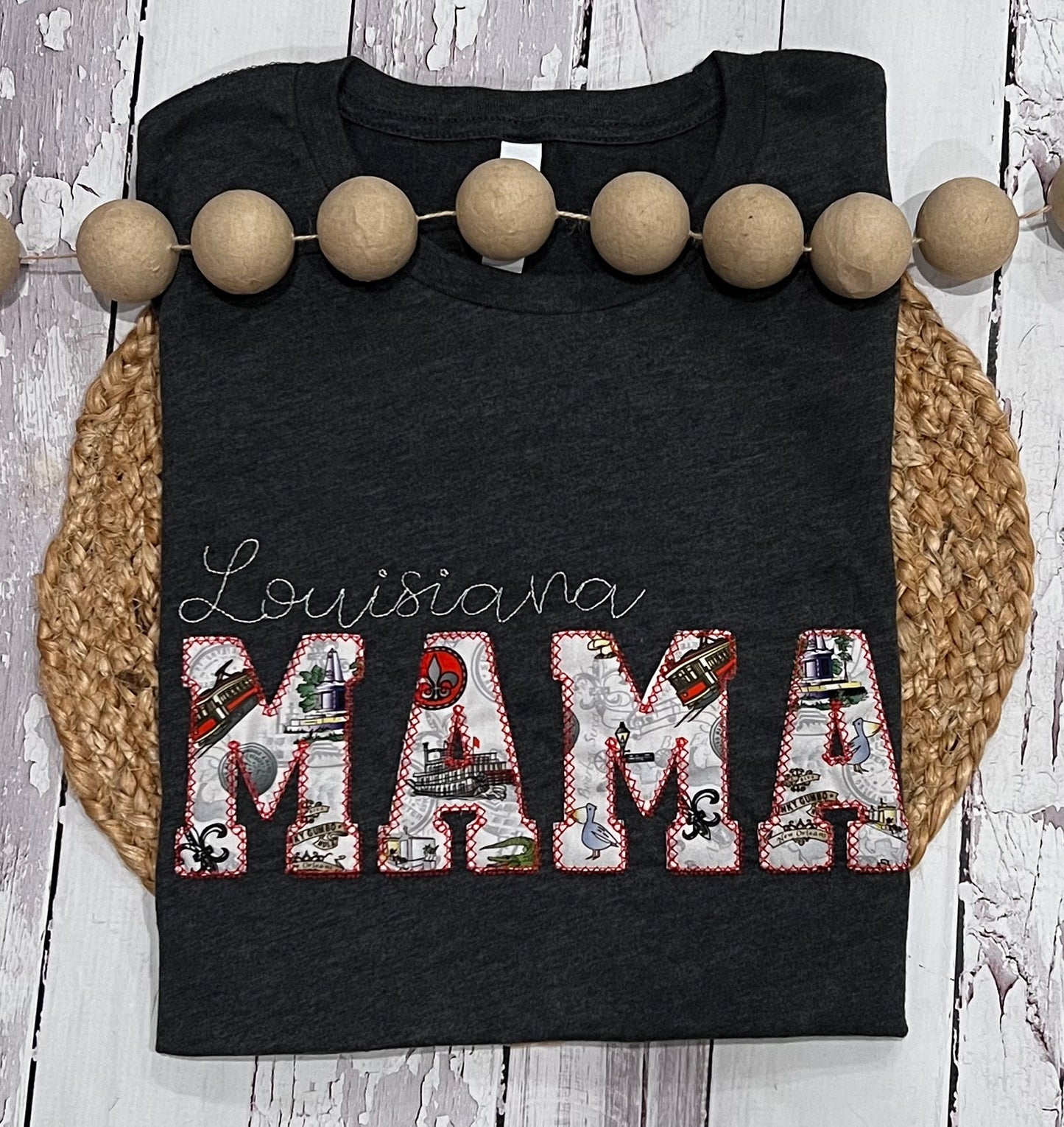 Louisiana Appliqué Title Tee