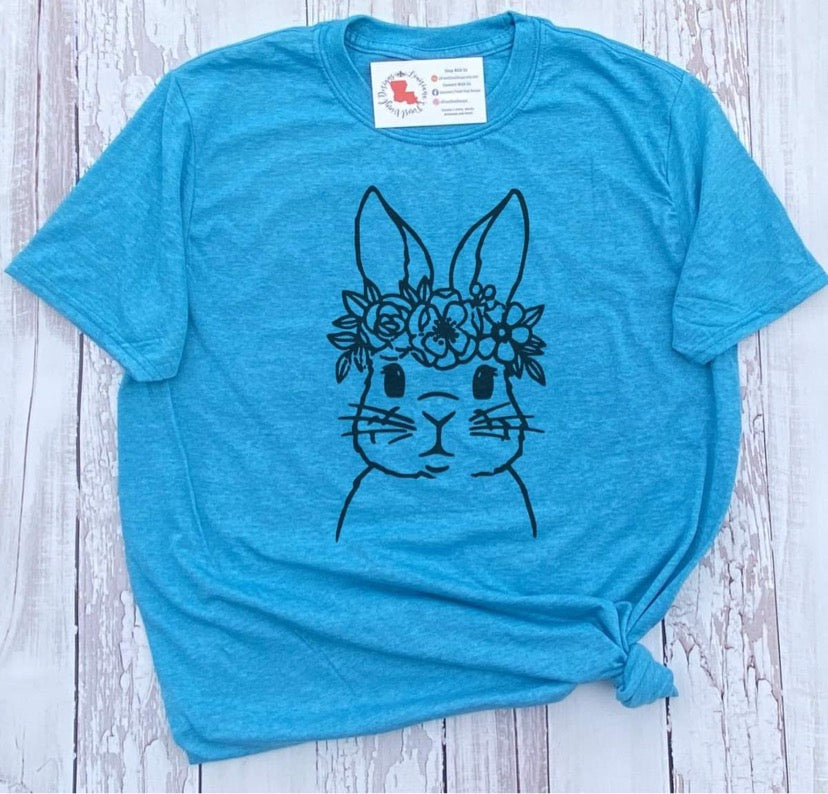 Floral Bunny Tee