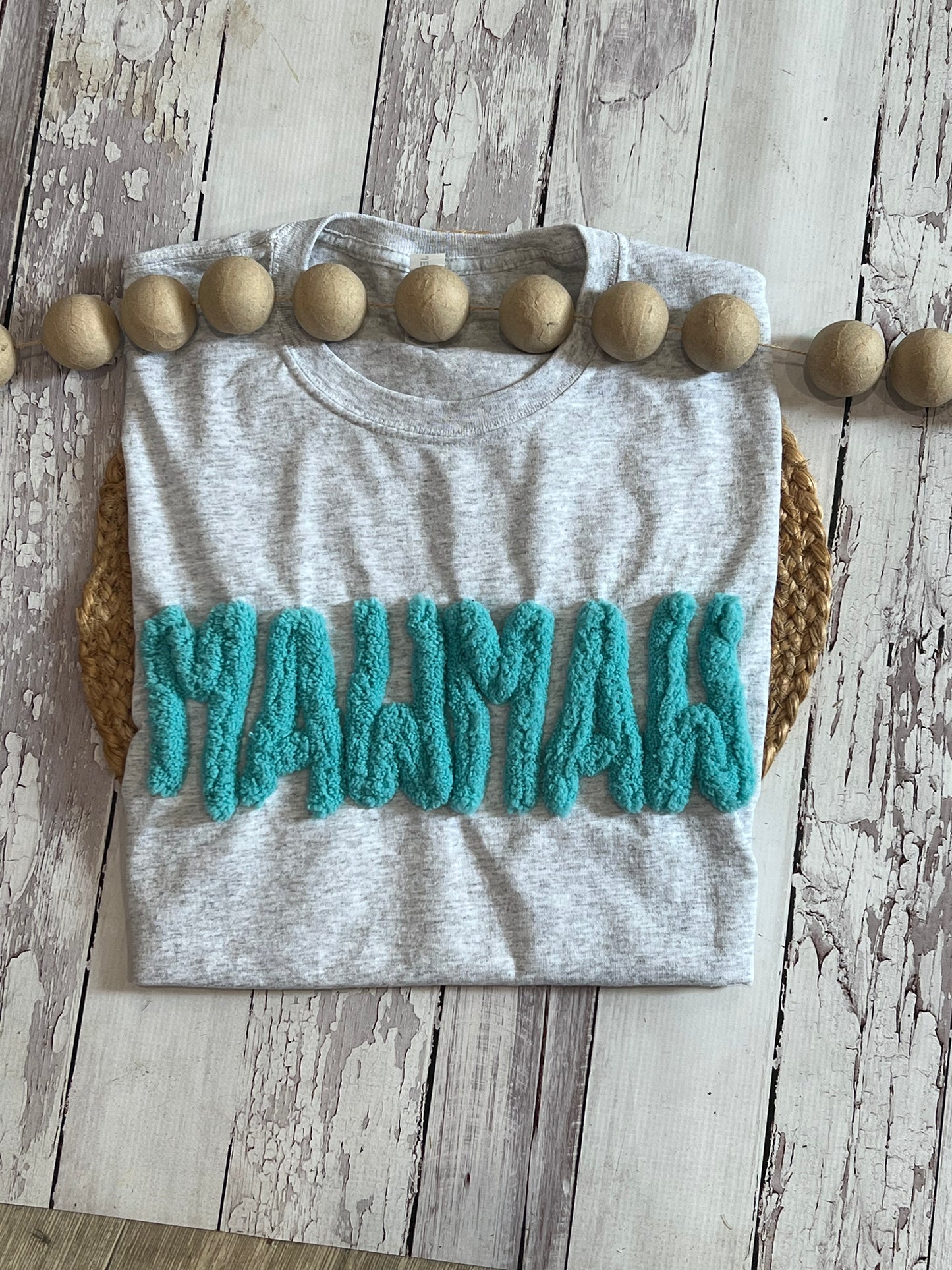 Chenille Yarn Title Tee