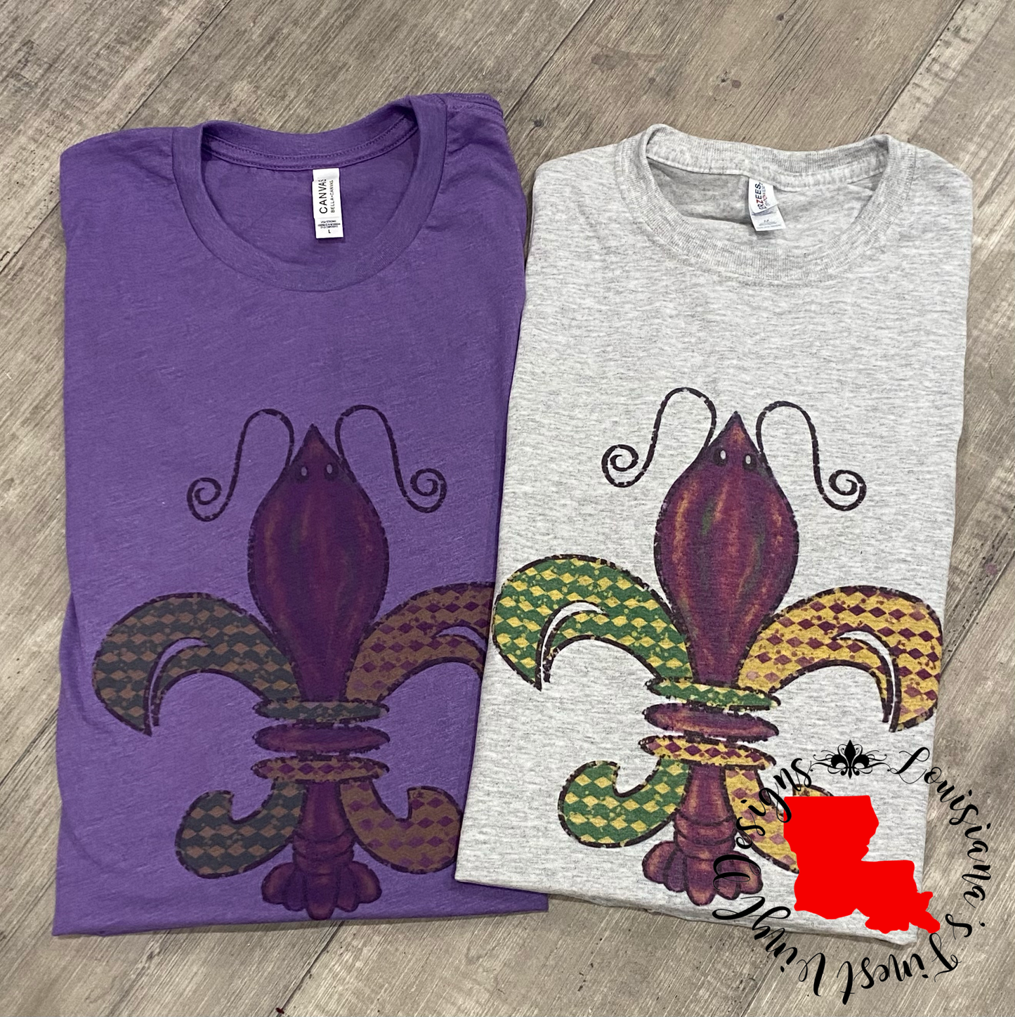 Mardi Gras Crawfish Tee