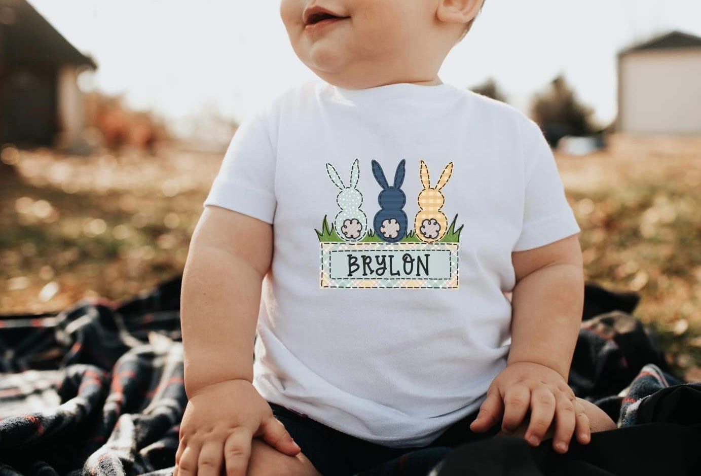 Easter Trio Name Tees