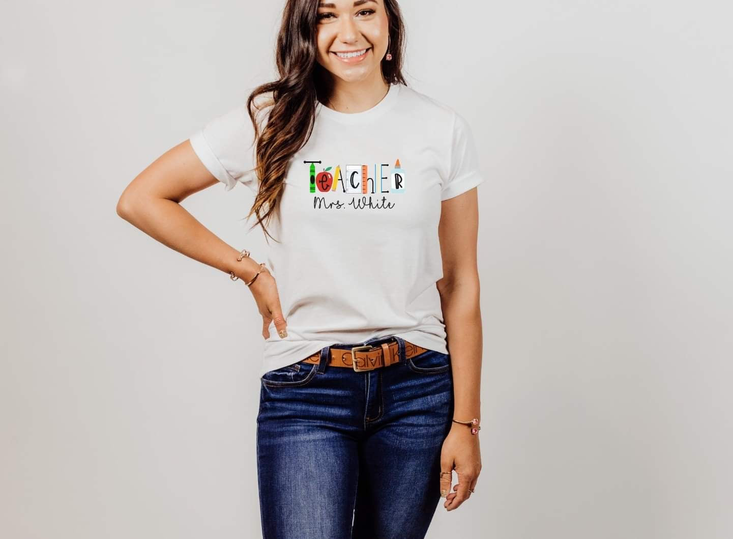 Teacher Clipart Tee